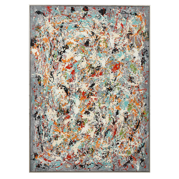 Wall Art Organized Chaos Hand Painted Canvas 