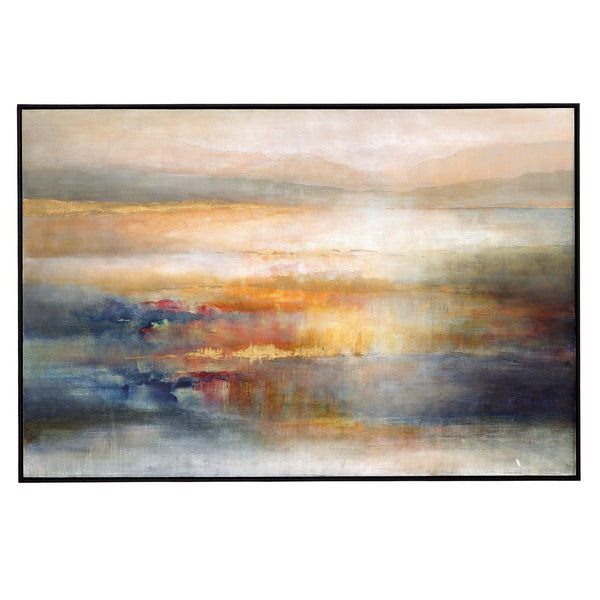 Wall Art Seafaring Dusk Hand Painted Abstract Art 