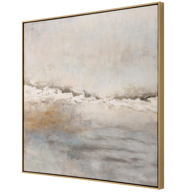 Wall Art Storm Clouds Abstract Hand Painted Art 