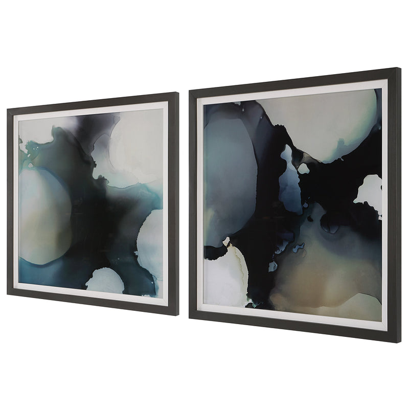 Wall Art Telescopic Abstract Framed Prints, Set/2 