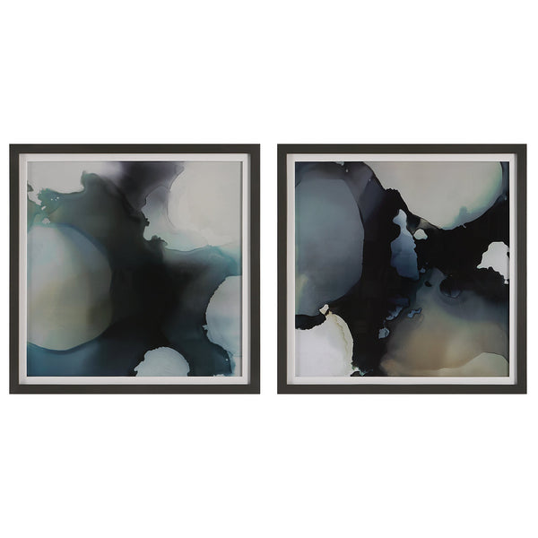 Wall Art Telescopic Abstract Framed Prints, Set/2 