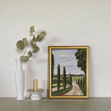 Wall Art This Way French Countryside Art Print // 9" x 12" 