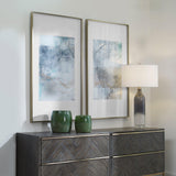 Wall Art Undulating Oro Abstract Prints, S/2 