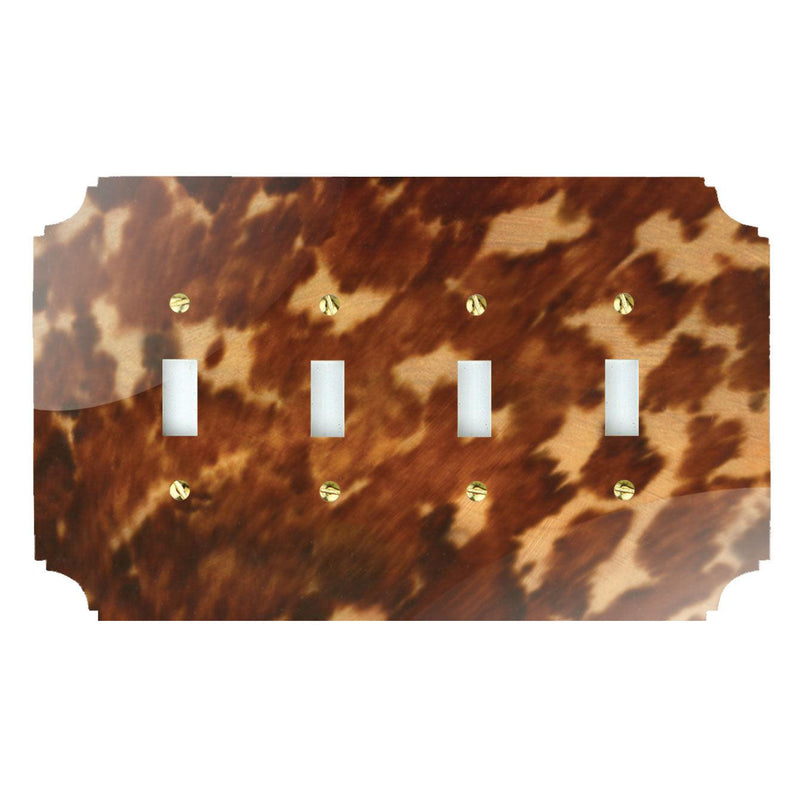 Wall Plates & Covers - Tortoise Acrylic Switch Plate - Single Switch