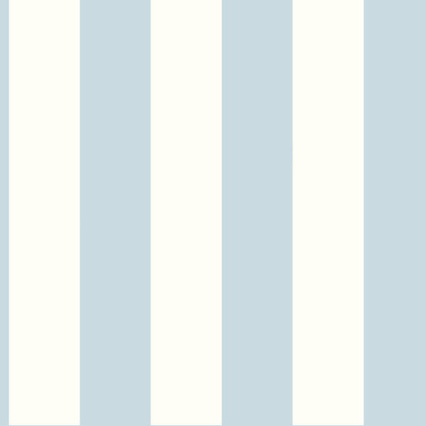 Wallpaper 3-in Stripe Wallpaper // Blue & White 