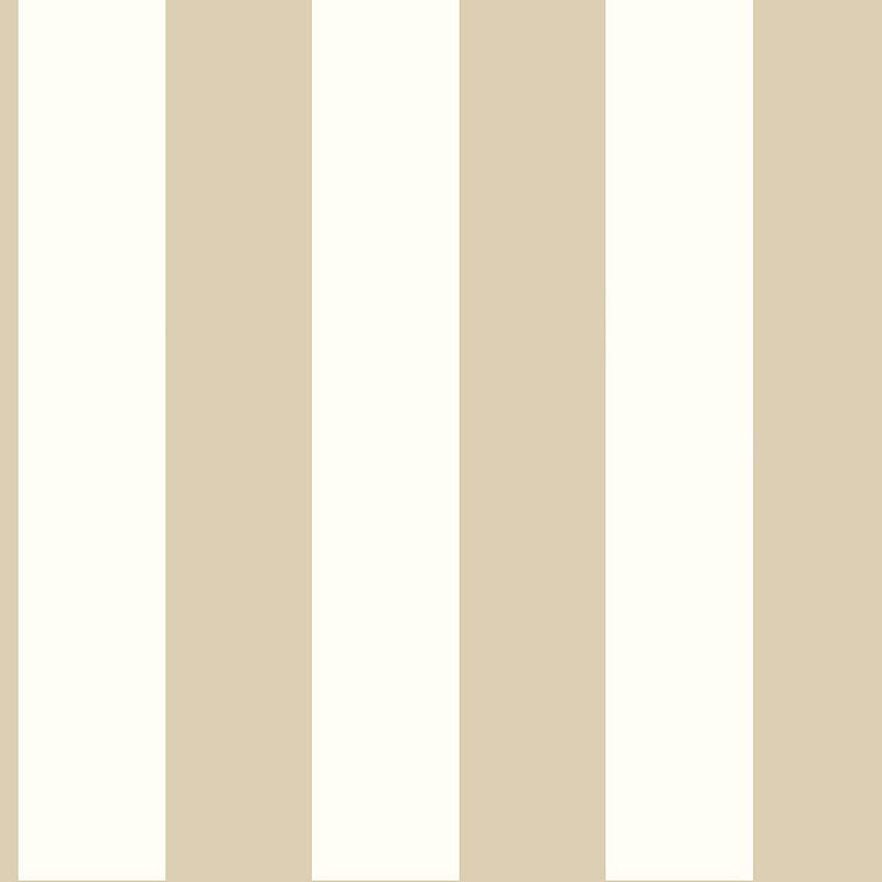 Wallpaper 3-in Stripe Wallpaper // Tan Metallic 