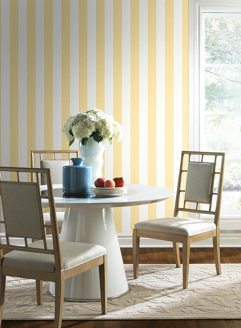 Wallpaper 3-in Stripe Wallpaper // Yellow 