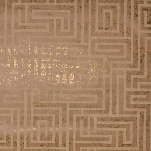 Wallpaper A Maze Wallpaper // Brown 