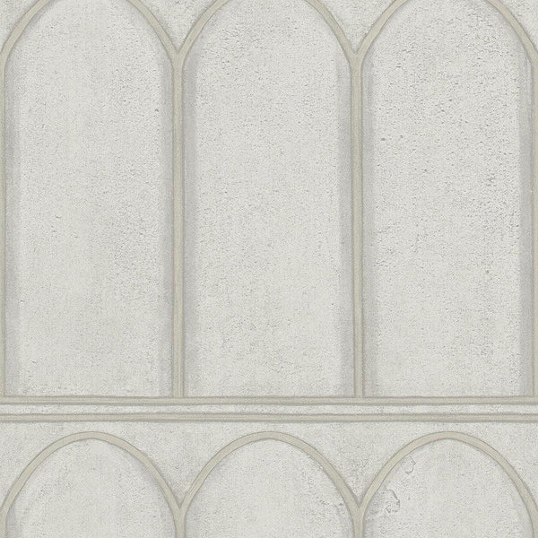 Wallpaper Arches Wallpaper // Grey & Pearl 