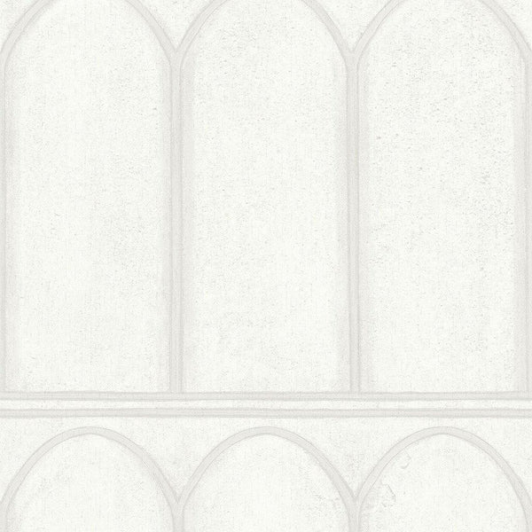 Wallpaper Arches Wallpaper // White & Pearl 