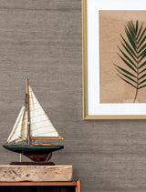 Wallpaper Arrowroot Wallpaper // Brown 