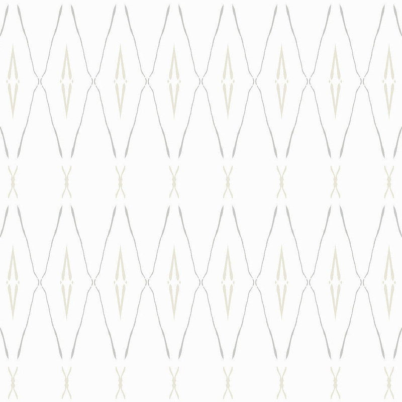 Wallpaper Artifact Silhouettes Wallpaper Sample // Natural 8 x 10 