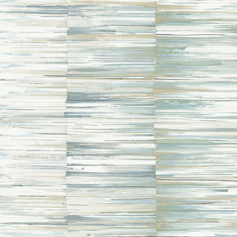 Wallpaper Artist's Palette Wallpaper Sample // Cream & Blue 8 x 10 