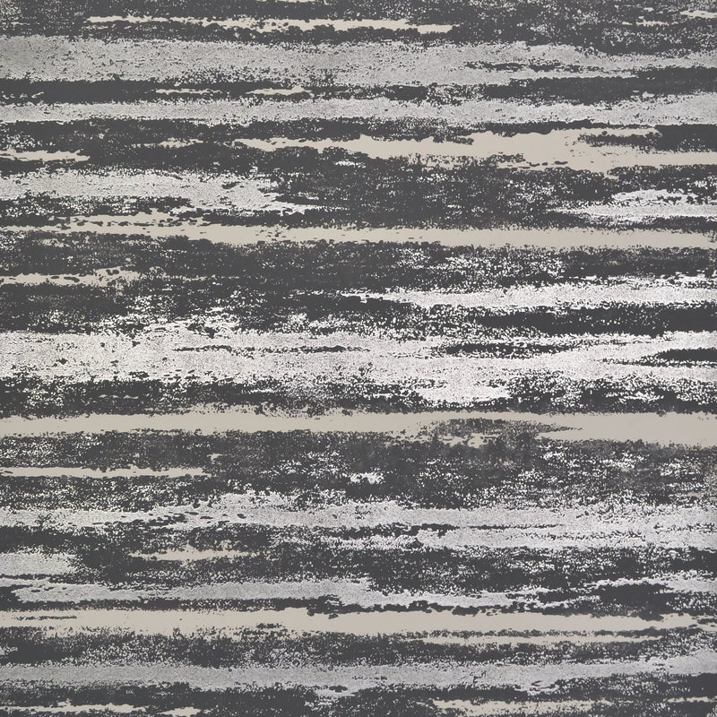Wallpaper Atmosphere Wallpaper Sample // Black & Silver 8 x 10 