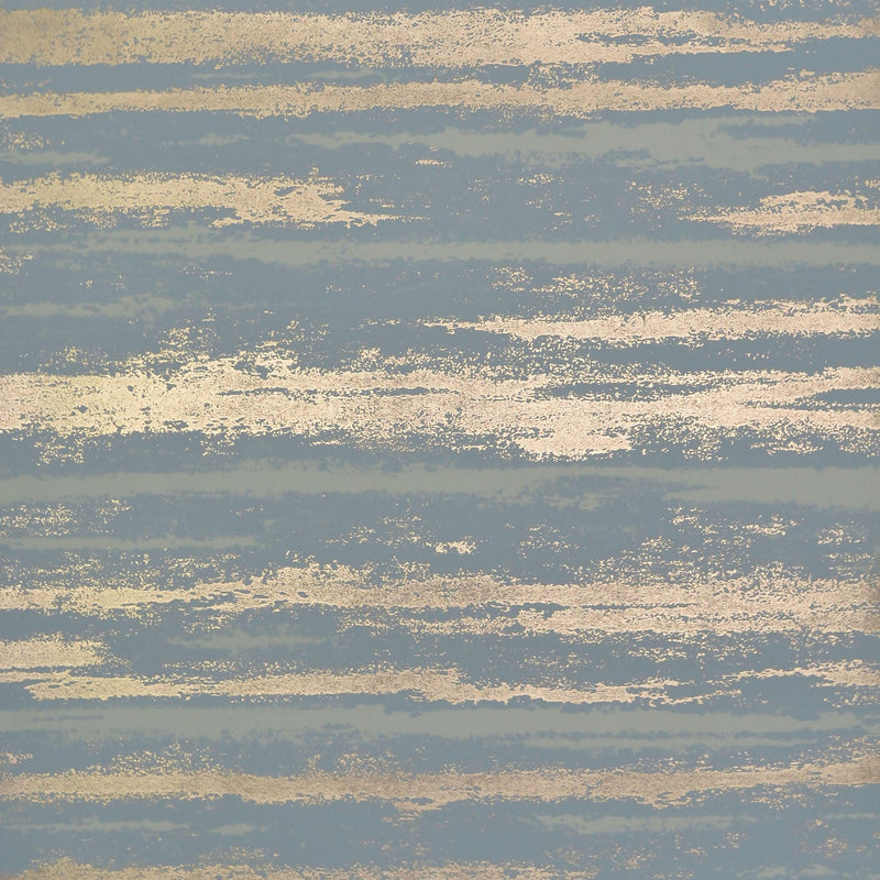 Wallpaper Atmosphere Wallpaper Sample // Teal & Gold 8 x 10 