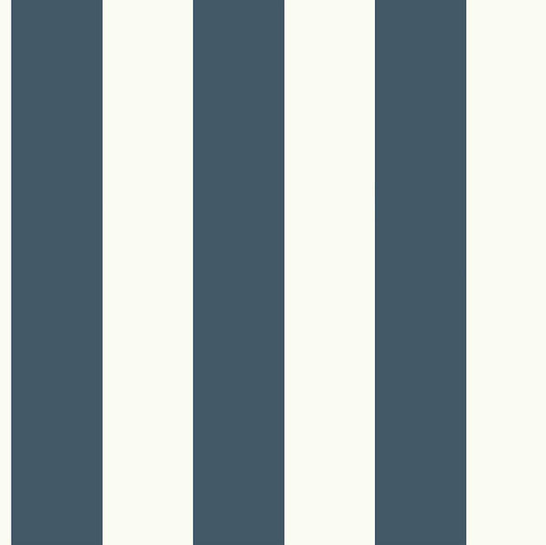 Wallpaper Awning Stripe Wallpaper // Blue & White 