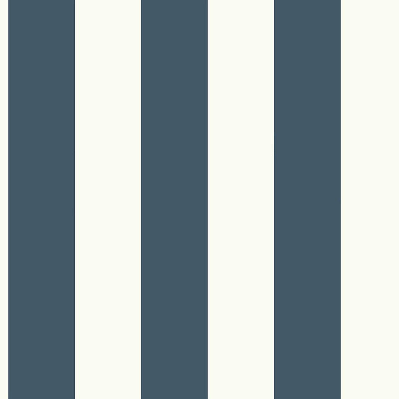 Wallpaper Awning Stripe Wallpaper // Blue & White 