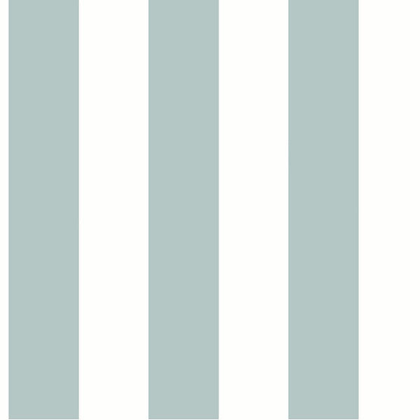 Wallpaper Awning Stripe Wallpaper // Light Grey 