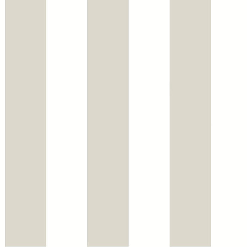 Wallpaper Awning Stripe Wallpaper Sample // Cream 8 x 10 