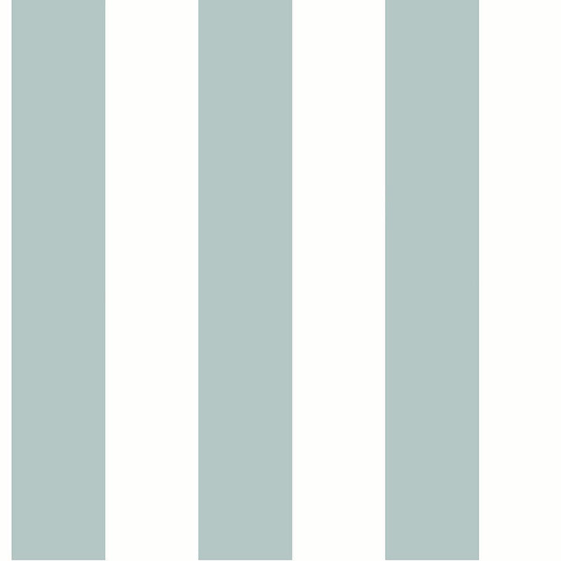 Wallpaper Awning Stripe Wallpaper Sample // Light Grey 8 x 10 
