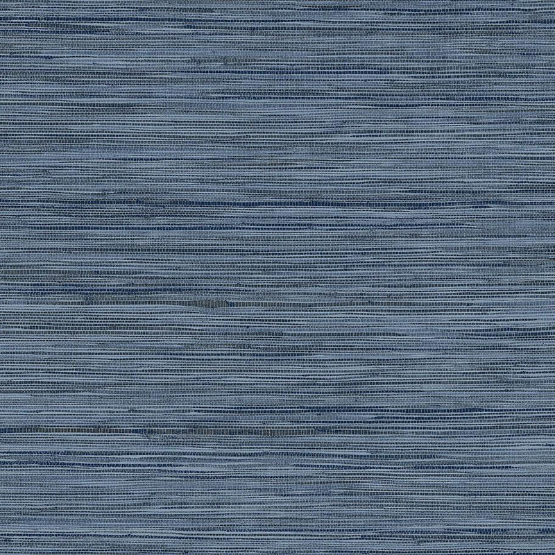 Wallpaper Bahia Grass Peel & Stick Wallpaper Sample // Navy 8 x 10 