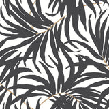 Wallpaper Bali Leaves Peel & Stick Wallpaper // Black 