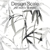 Wallpaper Bamboo Ink Wallpaper // Black & White 