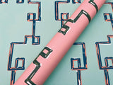 Wallpaper Bamboozled Peel & Stick Wallpaper // Bahama Pink 