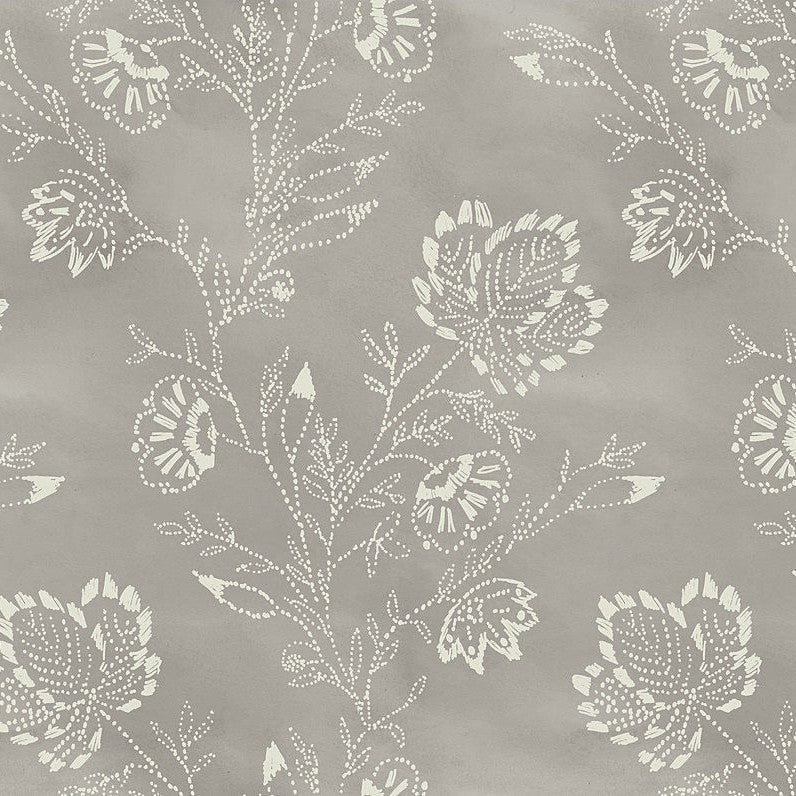 Wallpaper Barbier Wallpaper Sample // Grey 8 x 10 