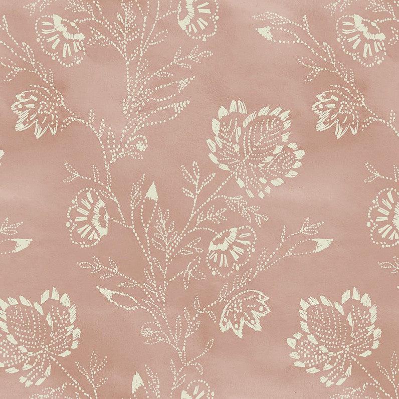 Wallpaper Barbier Wallpaper Sample // Light Pink 8 x 10 