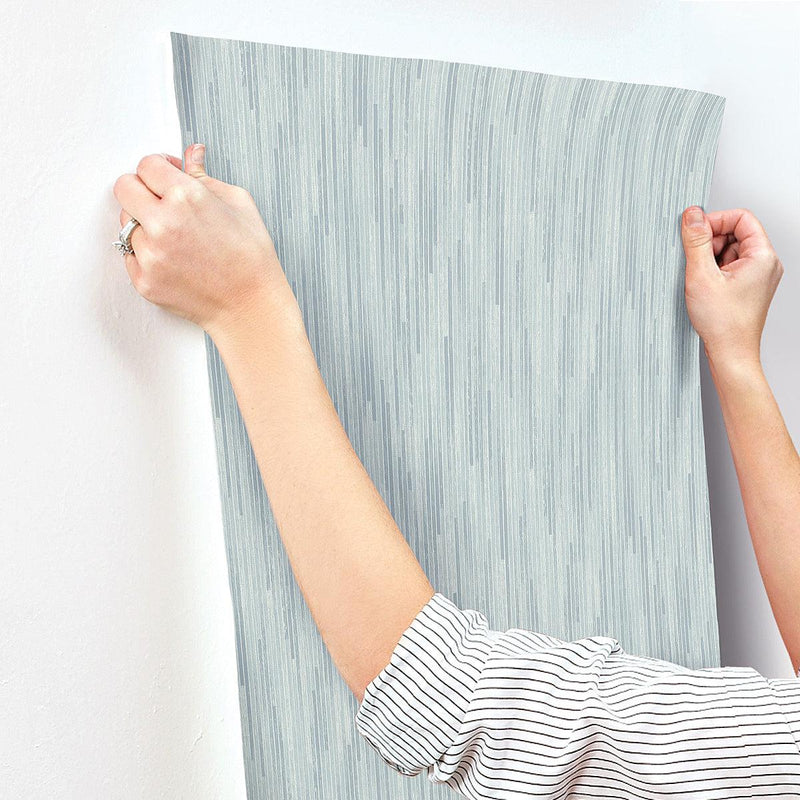 Wallpaper Bargello Wallpaper // Blue 