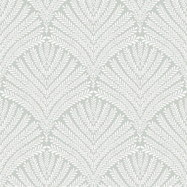Wallpaper Beachcomber Wallpaper // Green & White 