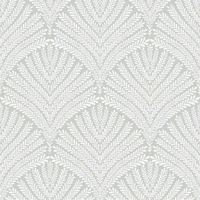 Wallpaper Beachcomber Wallpaper // Green & White 