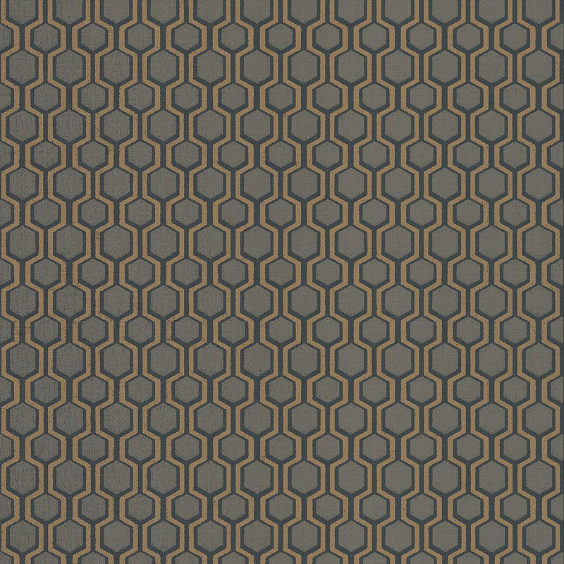 Wallpaper Bee Sweet Wallpaper Sample // Grey 8 x 10 