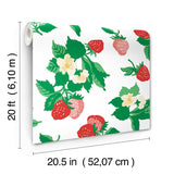 Wallpaper Berry Nice Peel & Stick Wallpaper // Berry Pink 