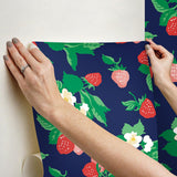 Wallpaper Berry Nice Peel & Stick Wallpaper // Navy Blue 