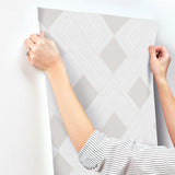 Wallpaper Beveled Edge Wallpaper // Beige 