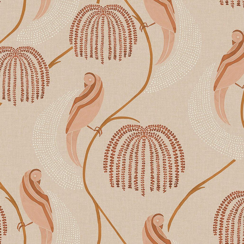 Wallpaper Blaise Wallpaper Sample // Light Pink 8 x 10 