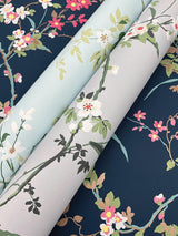 Wallpaper Blossom Branches Wallpaper // Spa Blue 