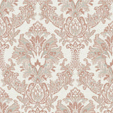 Wallpaper Bold Brocade Wallpaper // Tan & Grey 