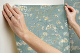 Wallpaper Botanical Fantasy Wallpaper // Blue 