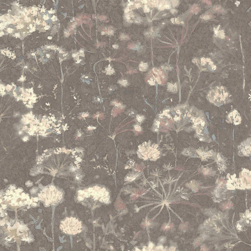 Wallpaper Botanical Fantasy Wallpaper // Dark Grey 