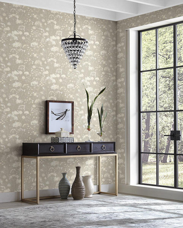 Wallpaper Botanical Fantasy Wallpaper // Light Grey 