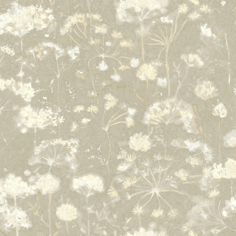 Wallpaper Botanical Fantasy Wallpaper // Light Grey 