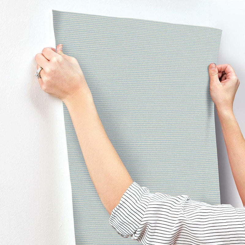 Wallpaper Boucle Wallpaper // Blue 