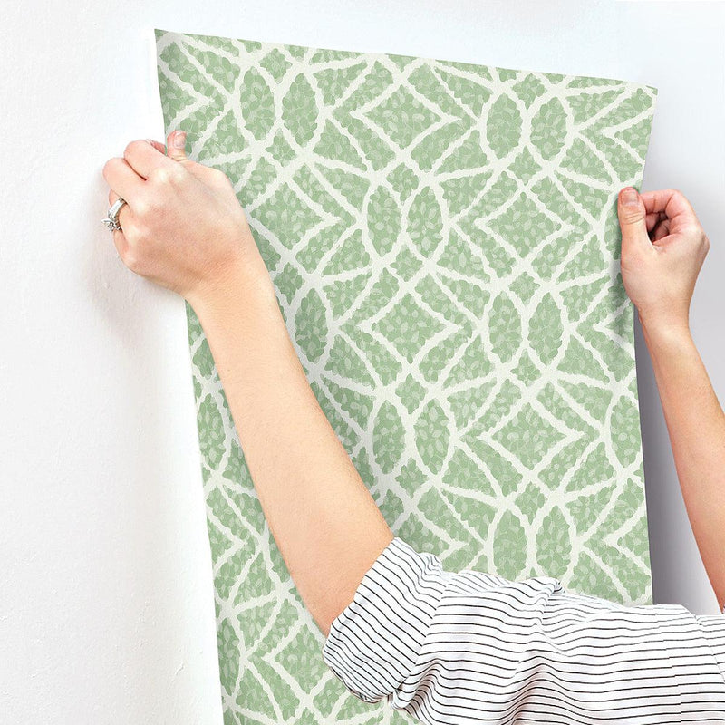 Wallpaper Boxwood Garden Wallpaper // Green 