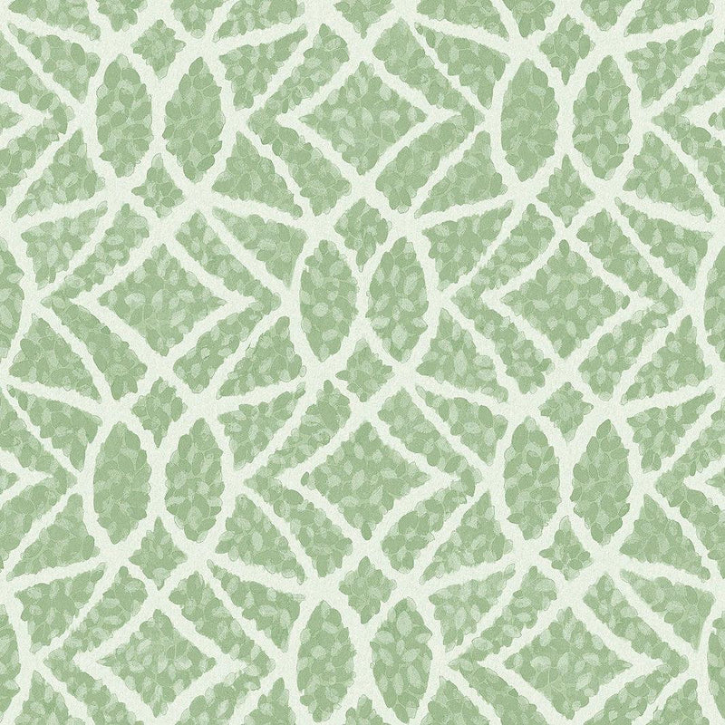 Wallpaper Boxwood Garden Wallpaper // Green 