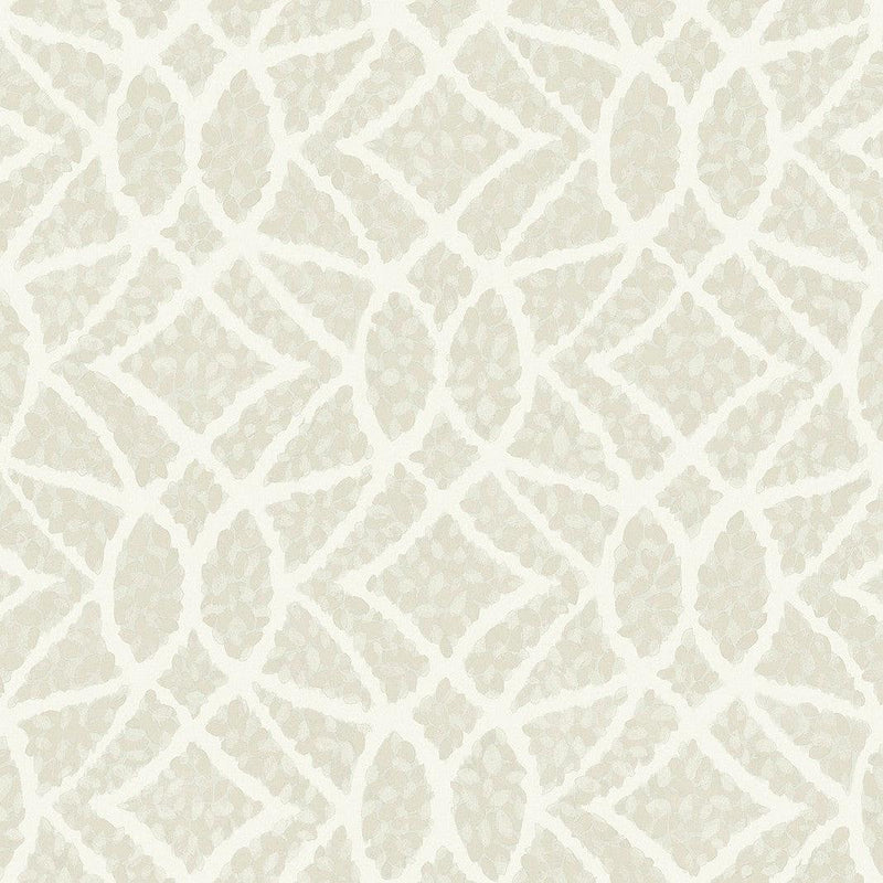 Wallpaper Boxwood Garden Wallpaper Sample // Beige 8 x 10 
