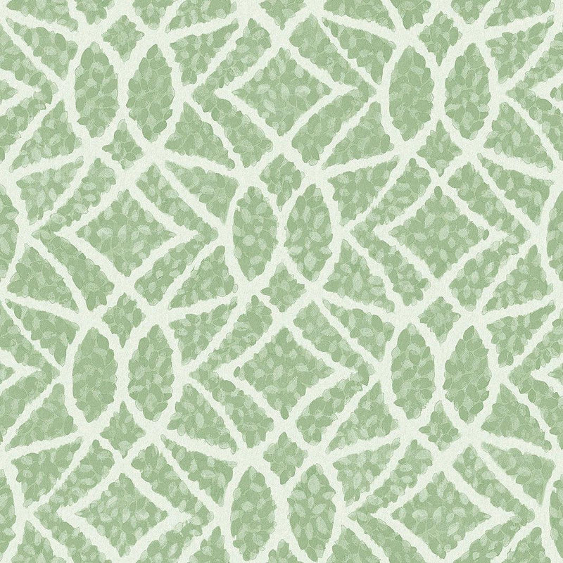 Wallpaper Boxwood Garden Wallpaper Sample // Green 8 x 10 