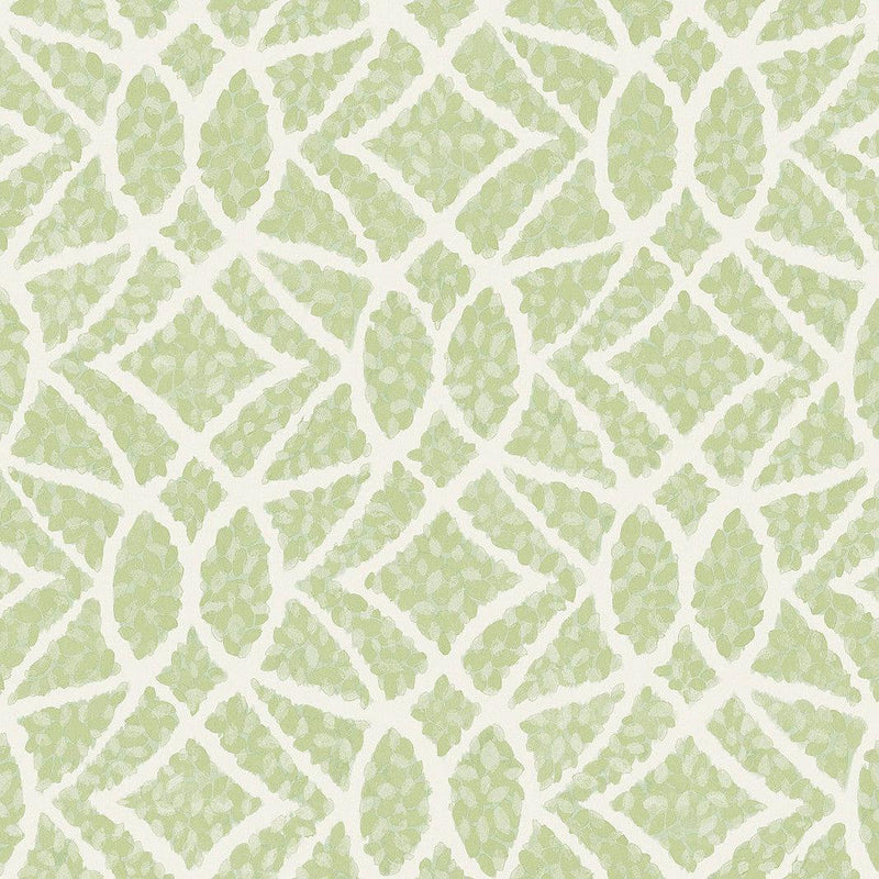 Wallpaper Boxwood Garden Wallpaper Sample // Light Green 8 x 10 